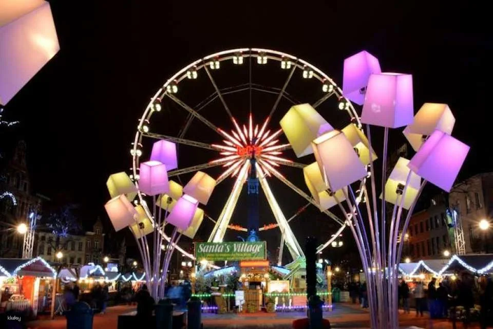 Private Christmas walk of the Winter Wonders in Brussels