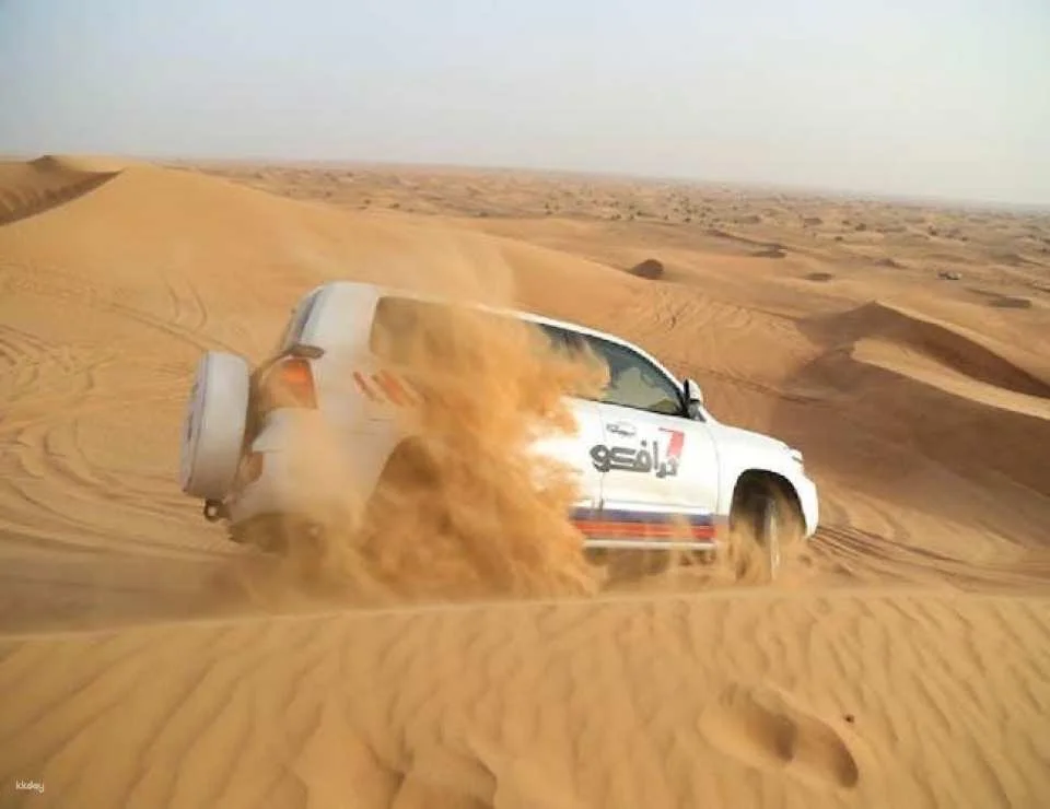 Champagne private desert safari at Bassata Camp from Ras Al Khaimah