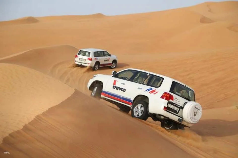 Champagne private desert safari at Bassata Camp from Ras Al Khaimah