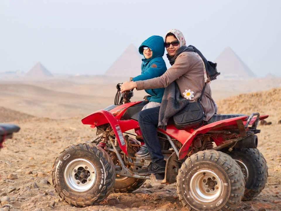 Pyramids at Sunrise Tour With Quad Bike Desert Ride
