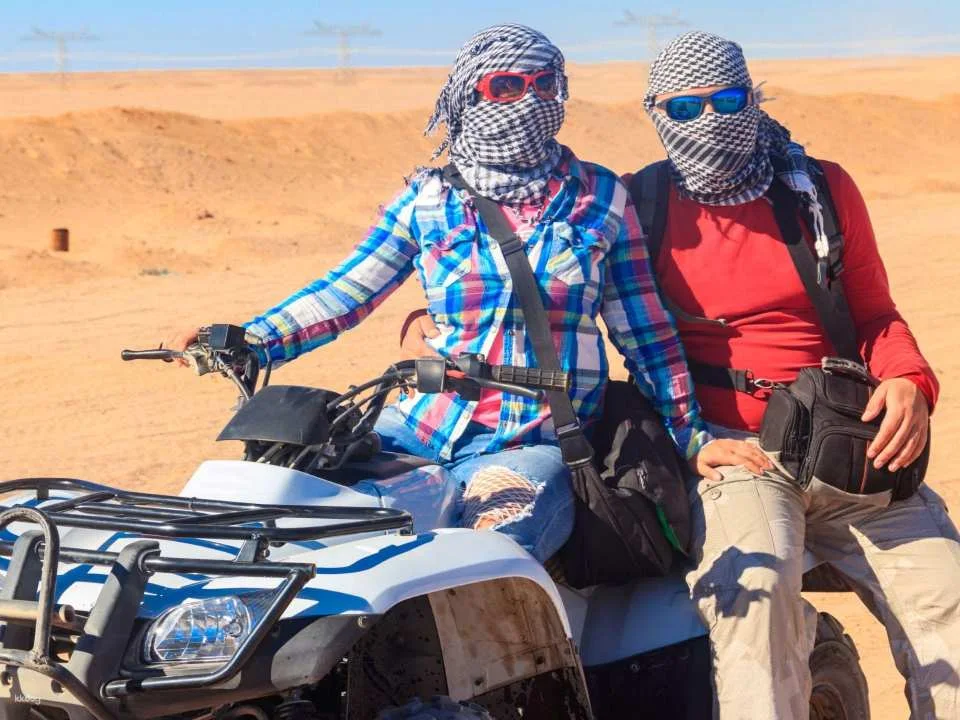 Pyramids at Sunrise Tour With Quad Bike Desert Ride