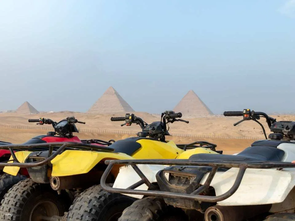 Pyramids at Sunrise Tour With Quad Bike Desert Ride