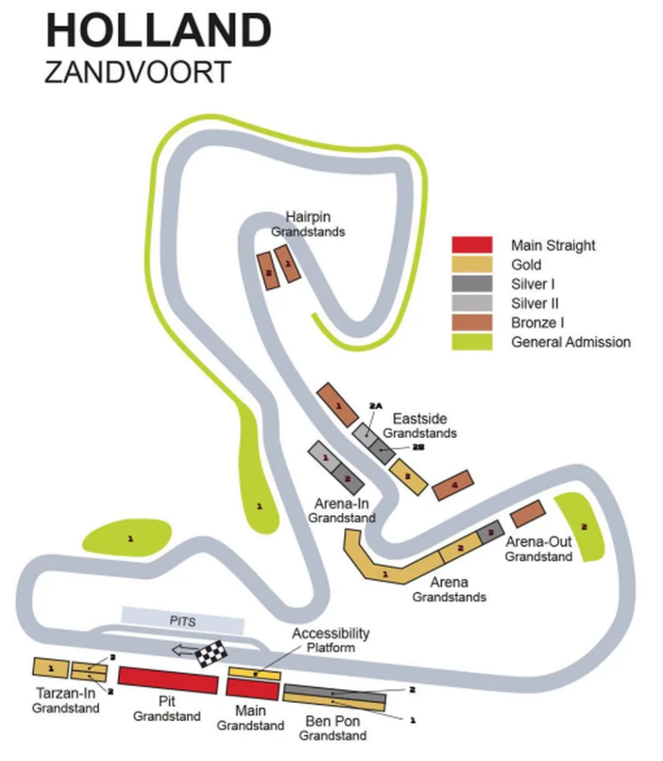 Formula 1 Heineken Dutch Grand Prix 2026 (21 - 23 August)