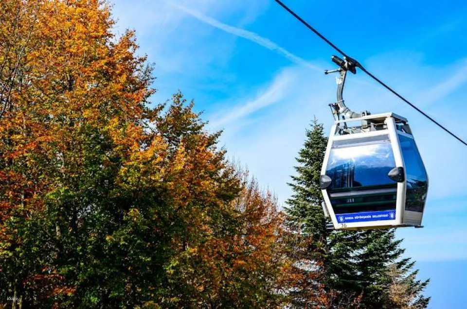 Green Bursa tour and cable car to Mount Olympos