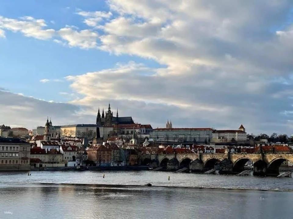 Prague sightseeing bus tour and guided castle walk