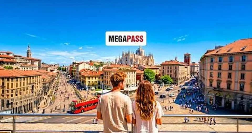Milan pass with Cathedral, Castle, and hop-on hop-off bus