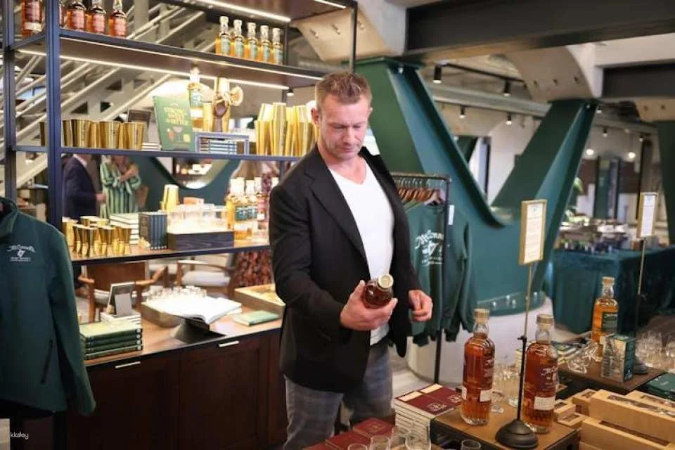 McConnell's distillery experience with tasting