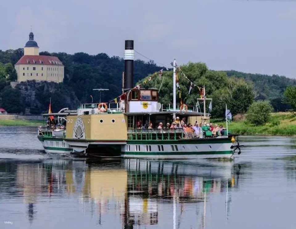 Saxon wine route steamer boat tour