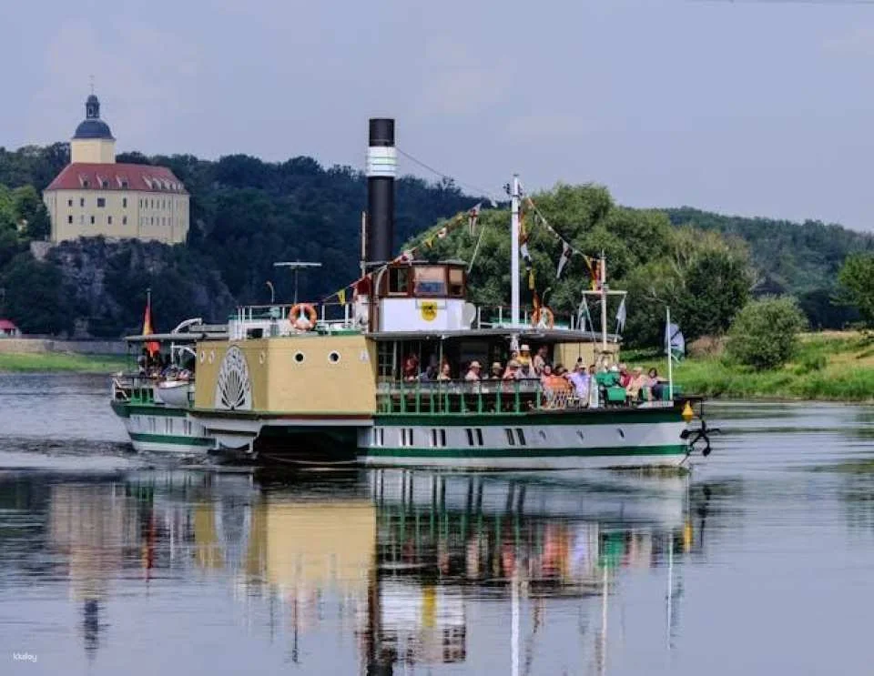 Saxon wine route steamer boat tour