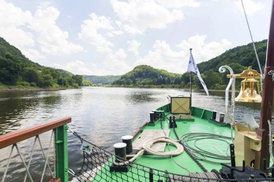 Saxon wine route steamer boat tour