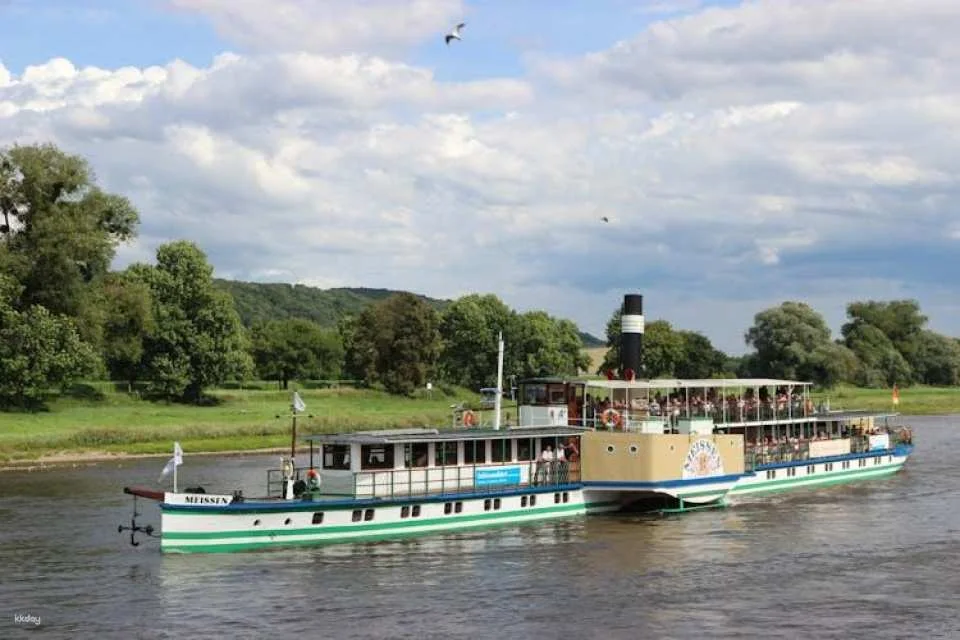 Saxon wine route steamer boat tour