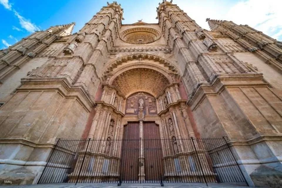 Entrance to Palma Cathedral La Seu