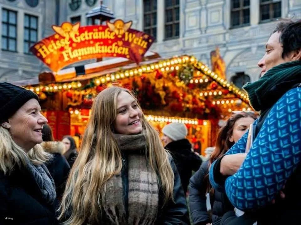 Munich Christmas market tour with traditional snacks and drinks