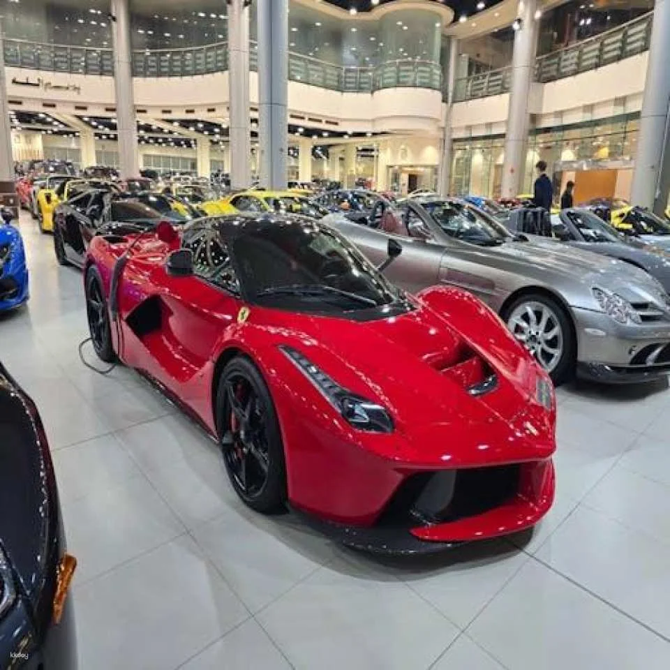 Dubai luxury car showroom tour with drop off at Dubai Mall