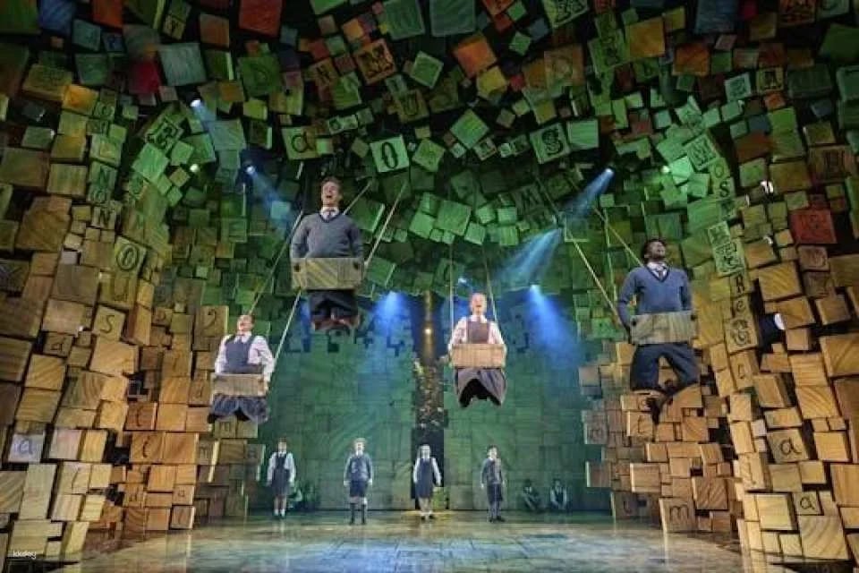 Matilda the musical ticket for the Cambridge Theatre