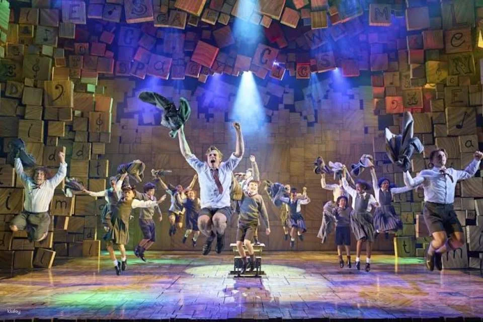 Matilda the musical ticket for the Cambridge Theatre