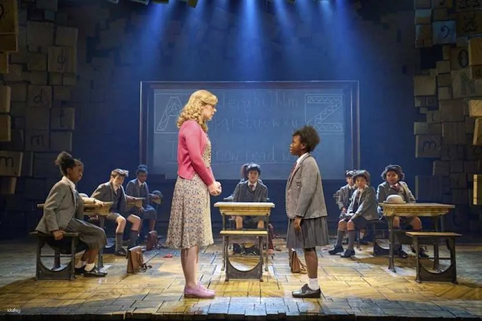 Matilda the musical ticket for the Cambridge Theatre