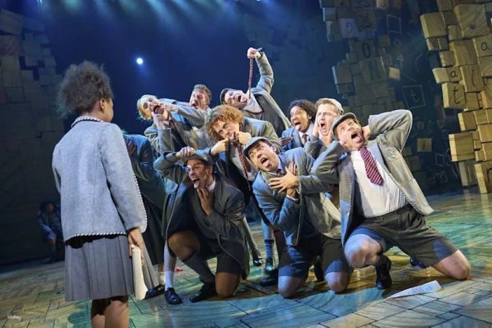Matilda the musical ticket for the Cambridge Theatre