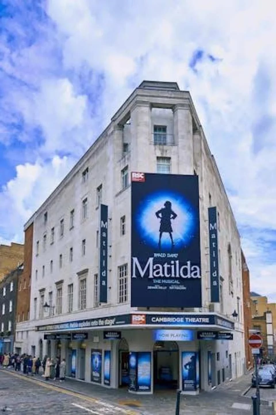 Matilda the musical ticket for the Cambridge Theatre