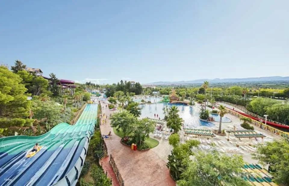 Caribe Aquatic Park by day and PortAventura Park by night 1-day combo