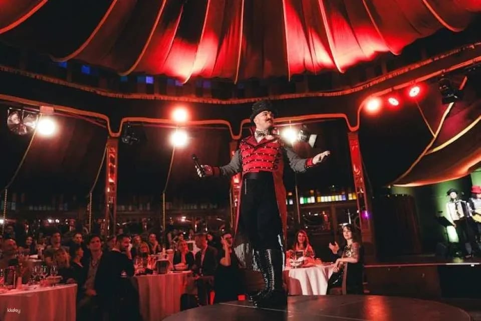 Burlesque dinner show experience