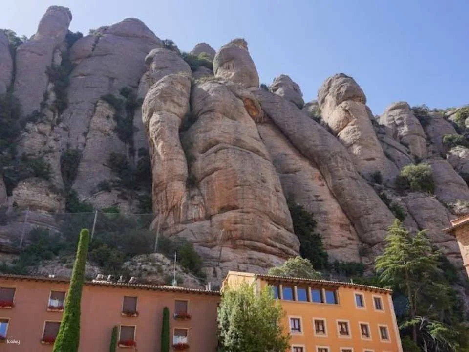 Millennium Montserrat tour with cog-wheel train and black Madonna