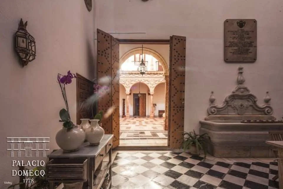 Domecq Palace entrance tickets with audioguide