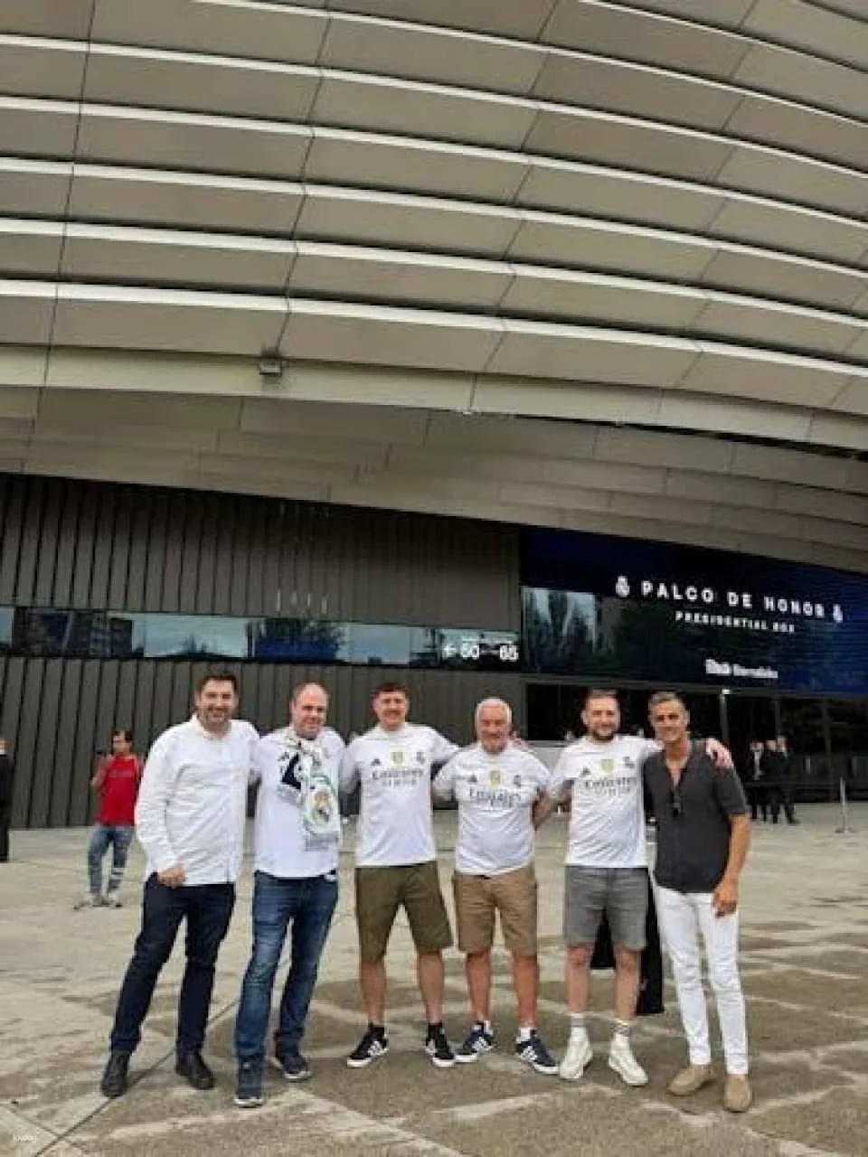 Real Madrid football matchday experience with local