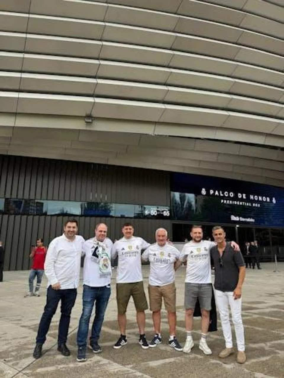 Real Madrid football matchday experience with local