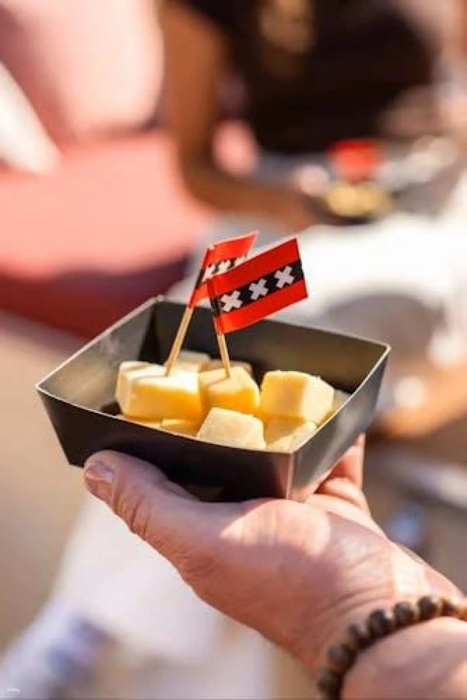 Amsterdam's canals tour with cheese and drinks tasting