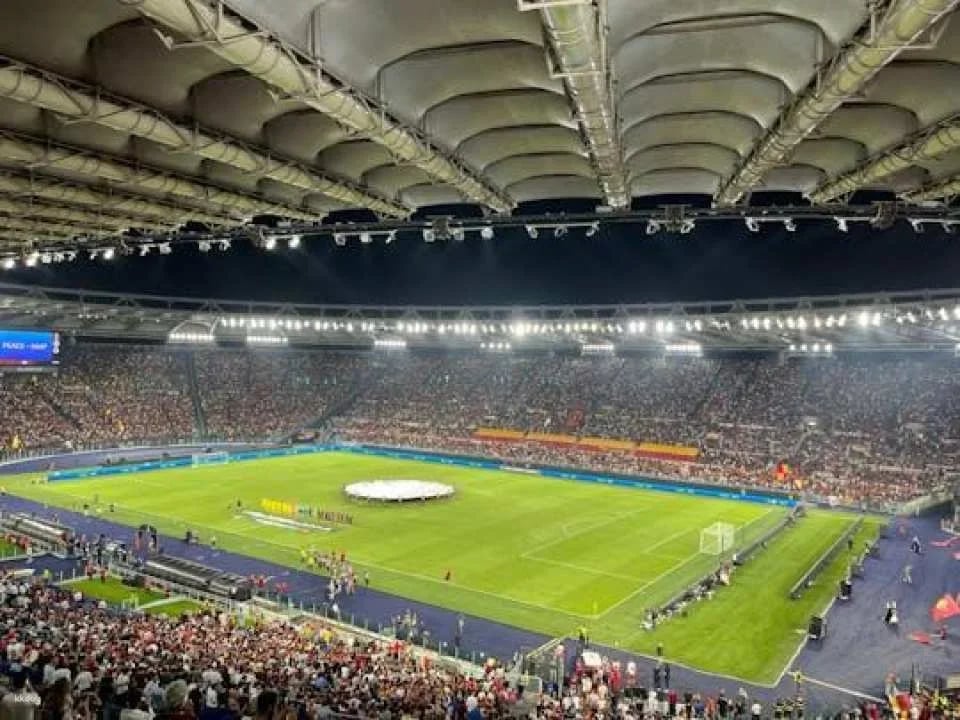 AS Roma football game at Stadio Olimpico