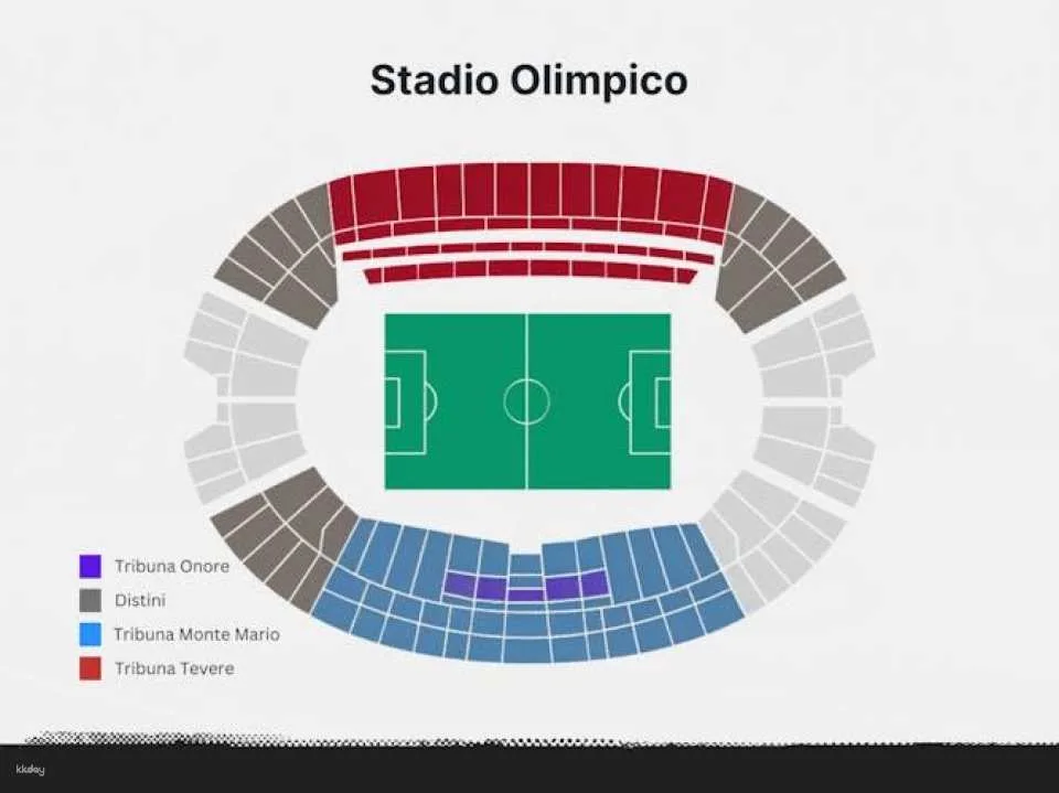 AS Roma football game at Stadio Olimpico
