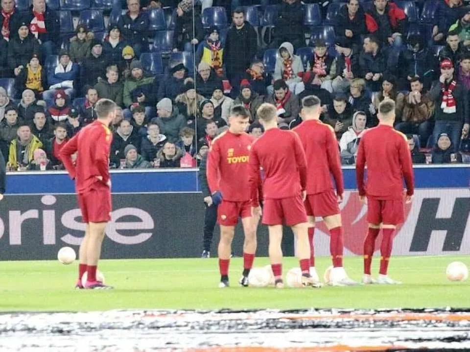 AS Roma football game at Stadio Olimpico