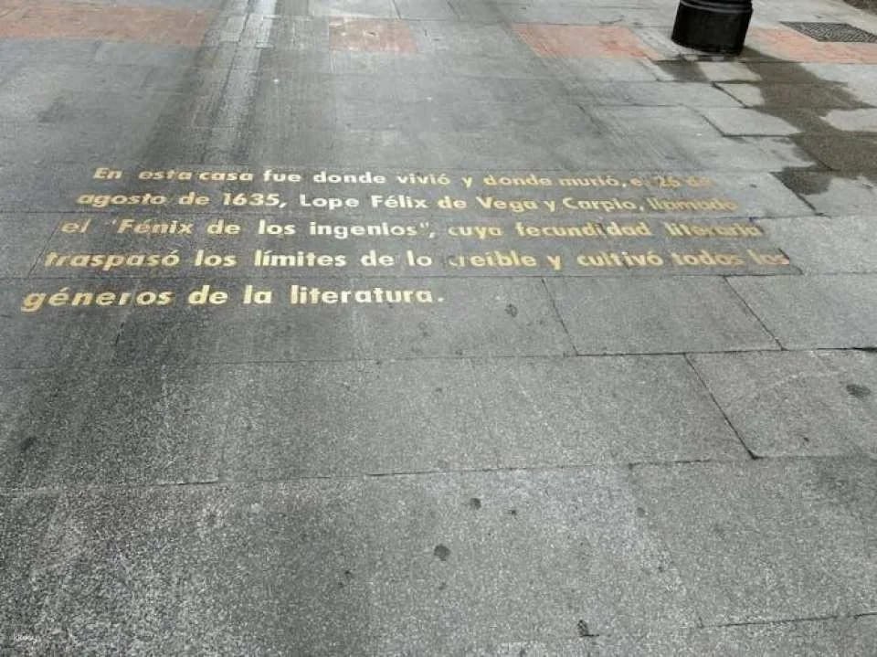 Guided walking tour of Madrid's Literary Quarter