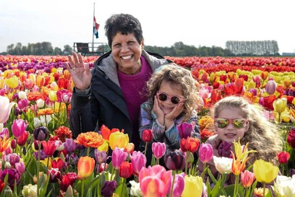 Tulip experience self-guided half-day tour in Amsterdam