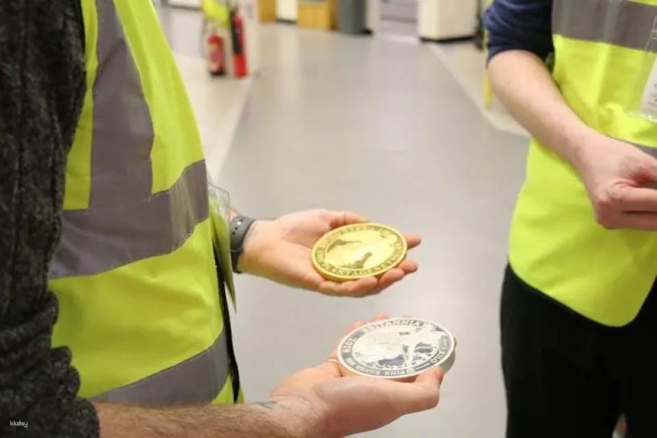 Royal Mint entrance tickets with guided tour