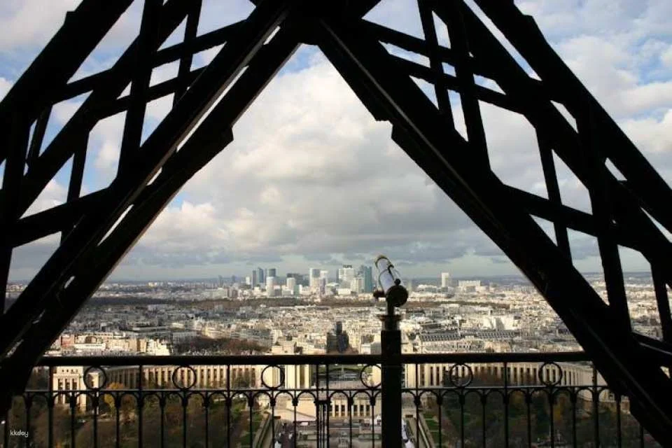 Guided Eiffel Tower stair climb experience