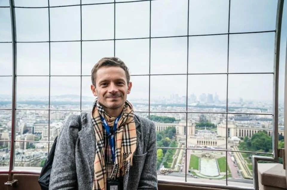 Guided Eiffel Tower stair climb experience