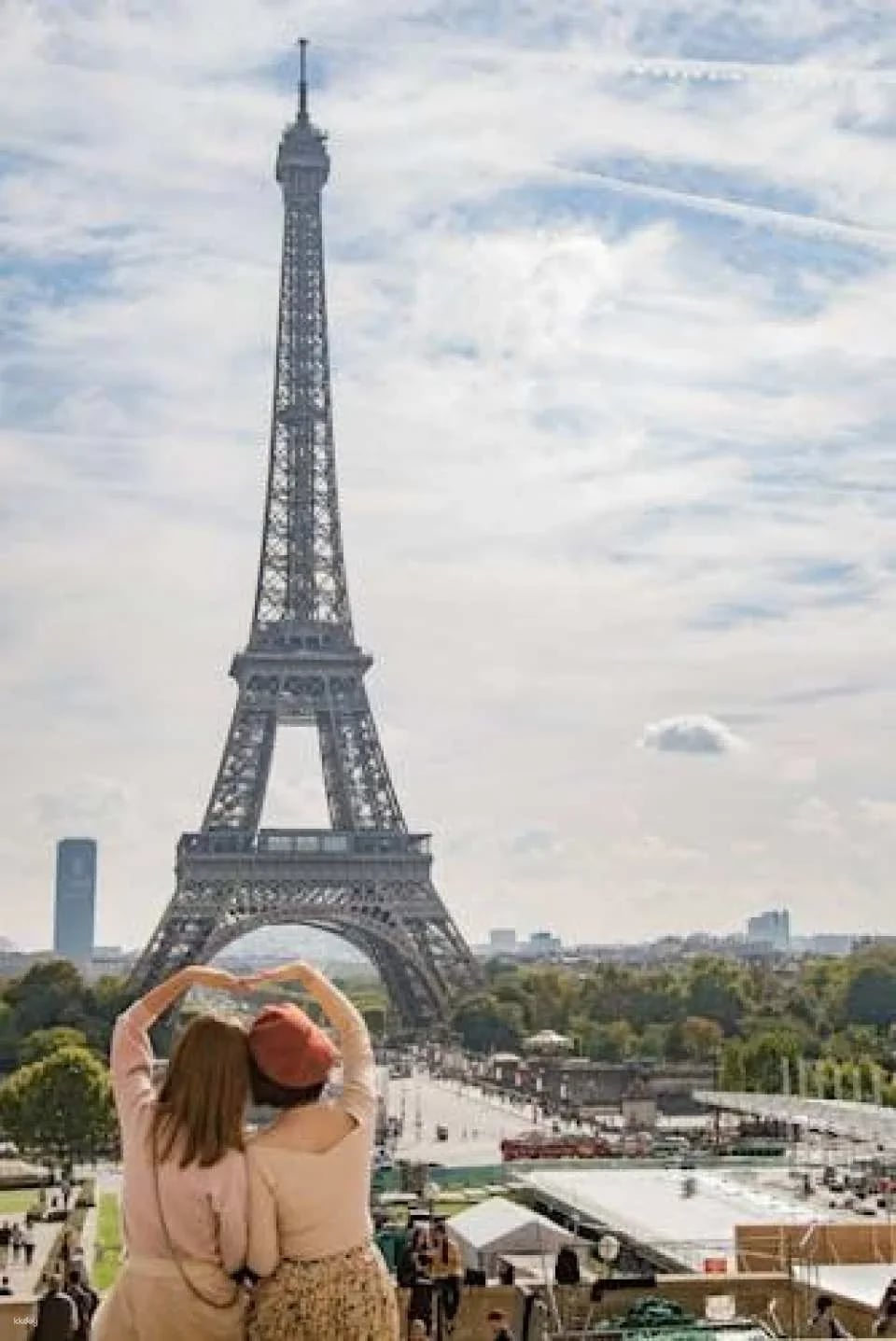Guided Eiffel Tower stair climb experience