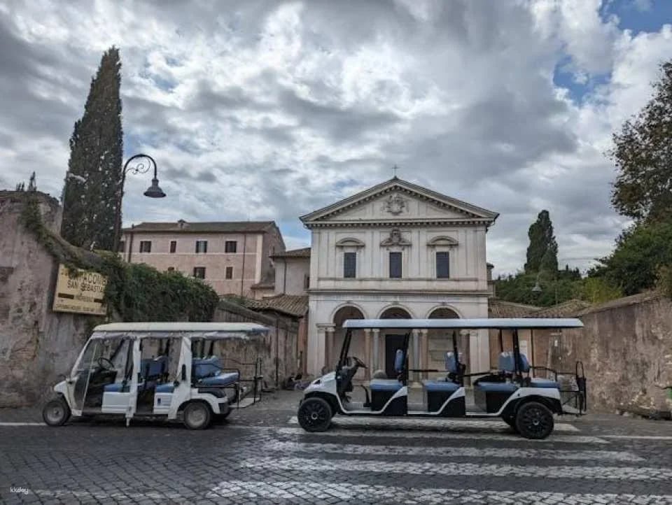 Appian Way and Catacombs Golf Cart Shared Tour