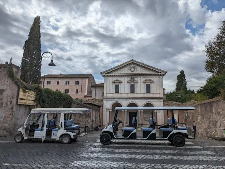 Appian Way and Catacombs Golf Cart Shared Tour