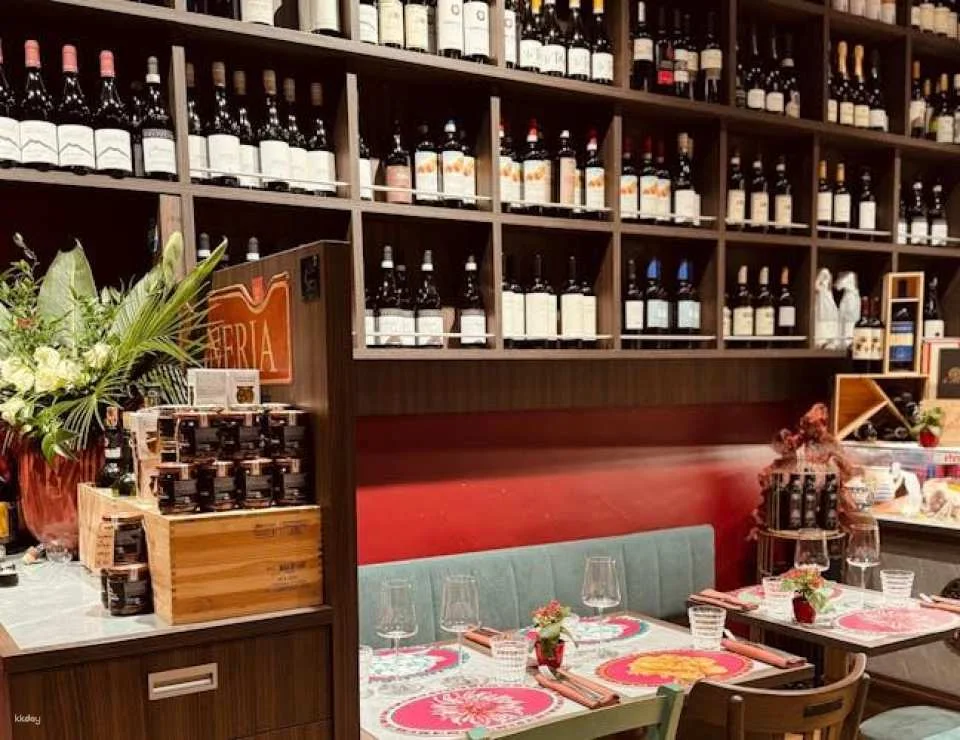 Food tour of traditional eateries and wine pairings