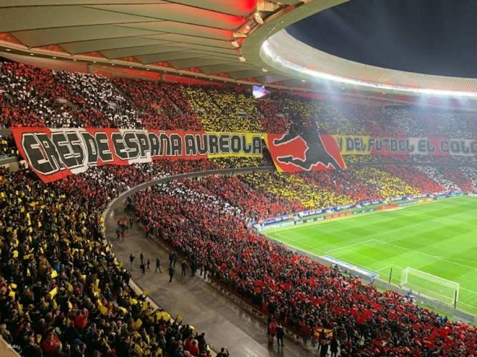 Atlético Madrid football matchday experience