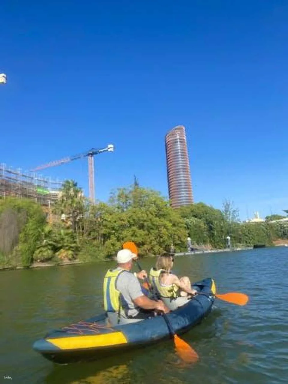 Kayaking tour on Seville's iconic Guadalquivir River