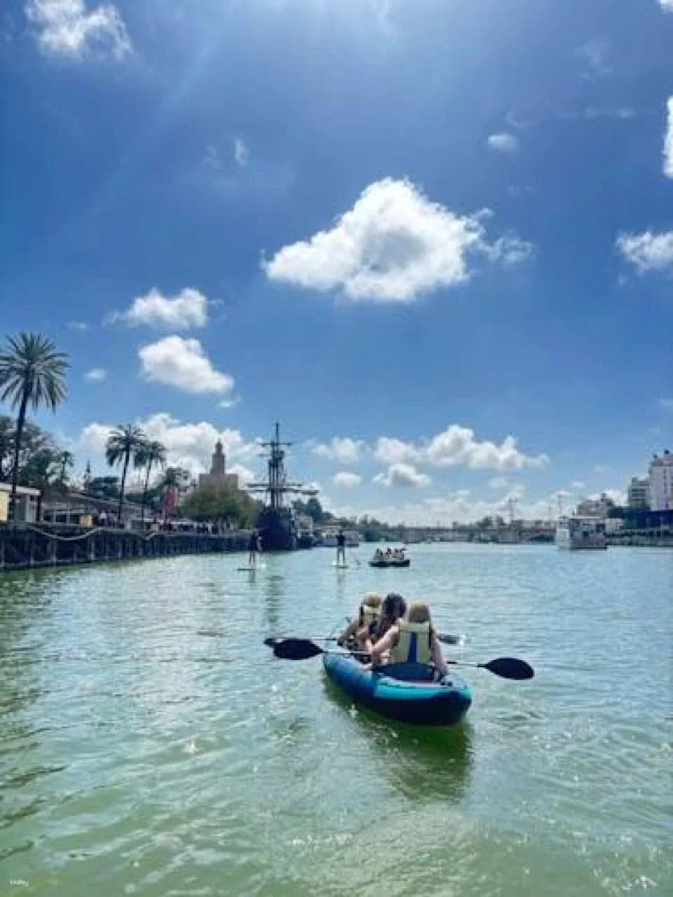 Kayaking tour on Seville's iconic Guadalquivir River