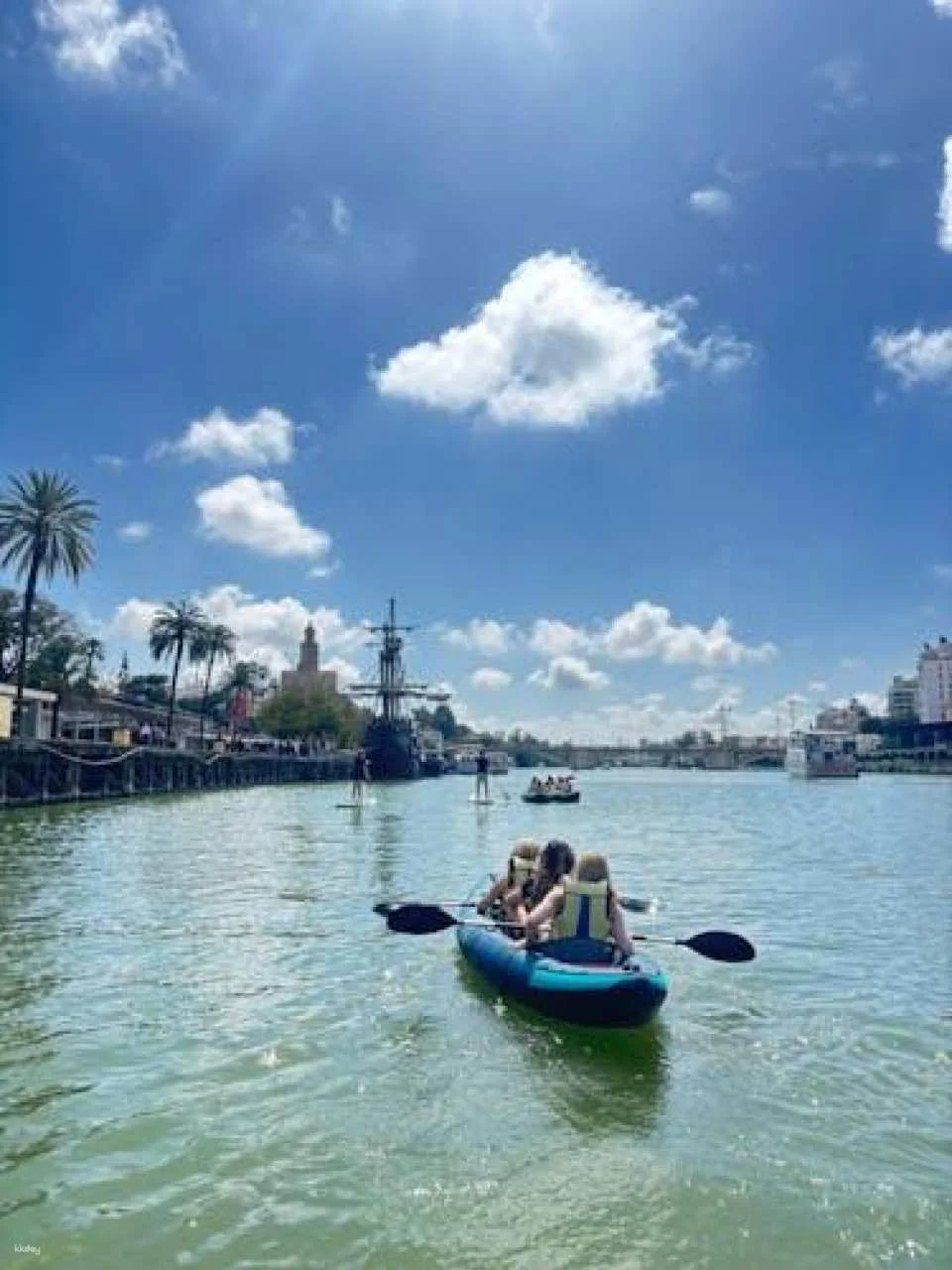 Kayaking tour on Seville's iconic Guadalquivir River