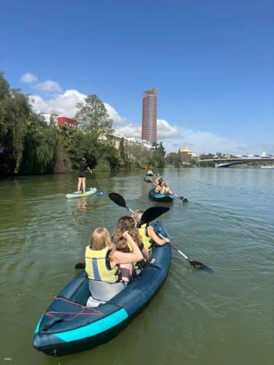 Kayaking tour on Seville's iconic Guadalquivir River