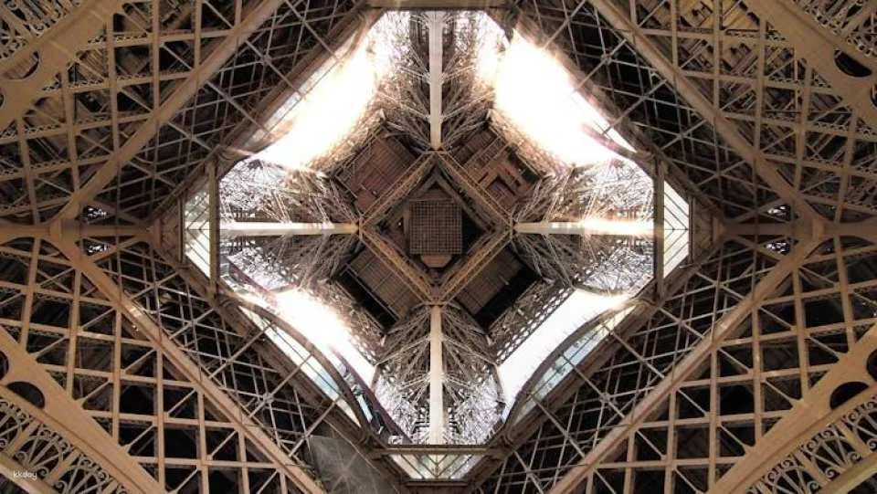 Eiffel Tower stair climb with summit access