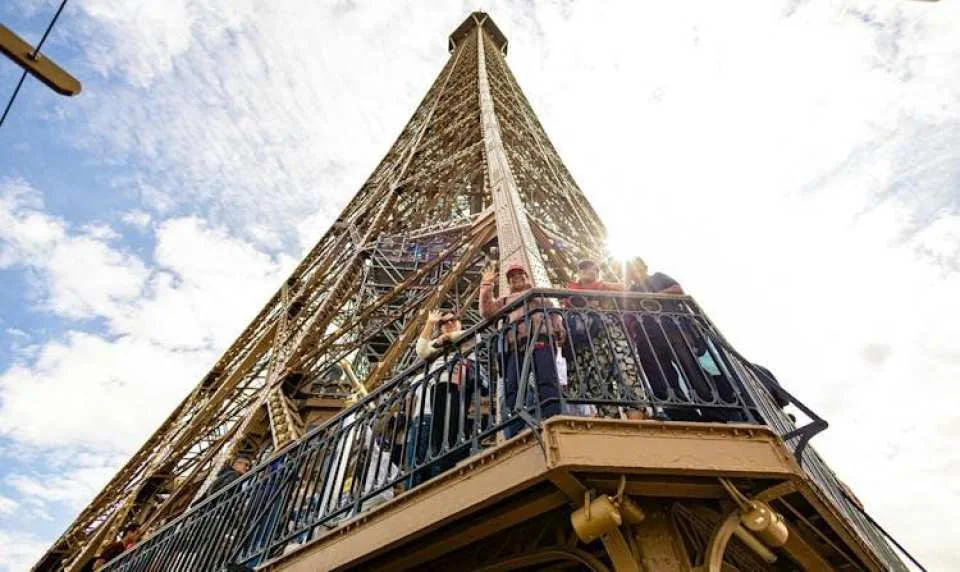 Eiffel Tower 2nd floor access with audio guide