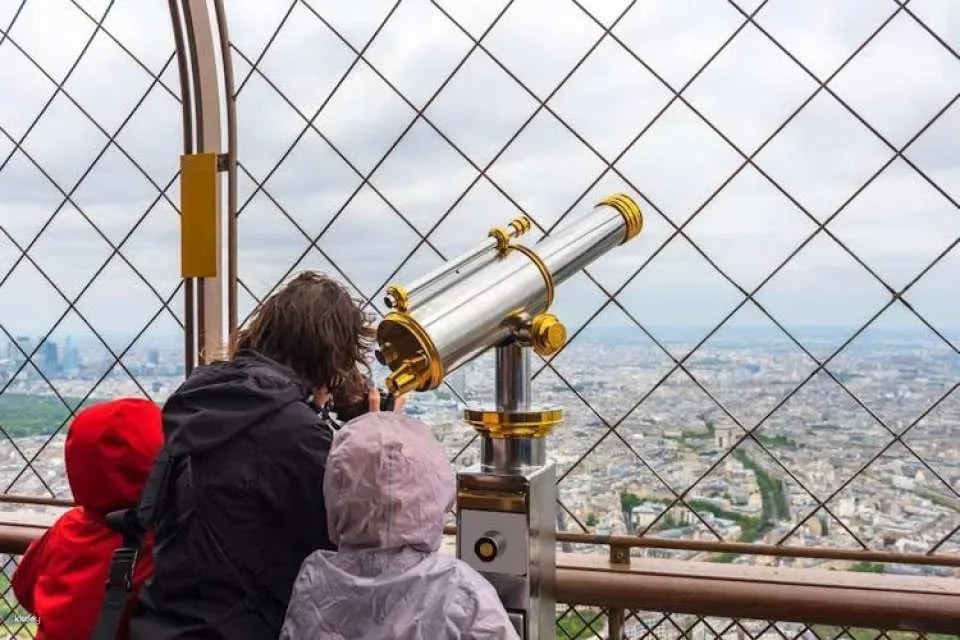 Eiffel Tower 2nd floor access with audio guide